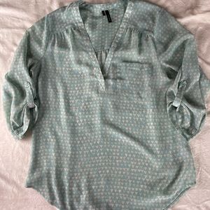 Maurices popover blouse size M